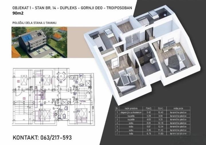 Prodaja stanova Sremska Mitrovica 3