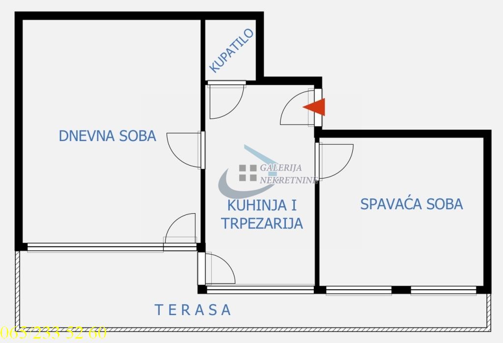Novi Beograd  Blok 3   Bulevar Zorana Đinđića 62m2 6