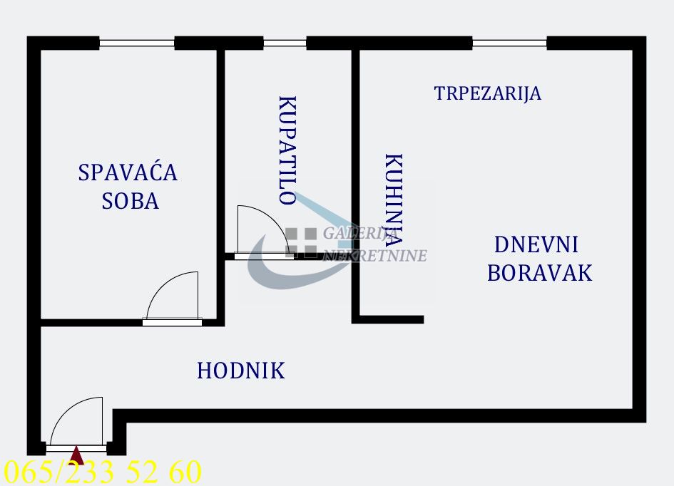 Rakovica  Kanarevo brdo   Roze Luksemburg 31m2 3