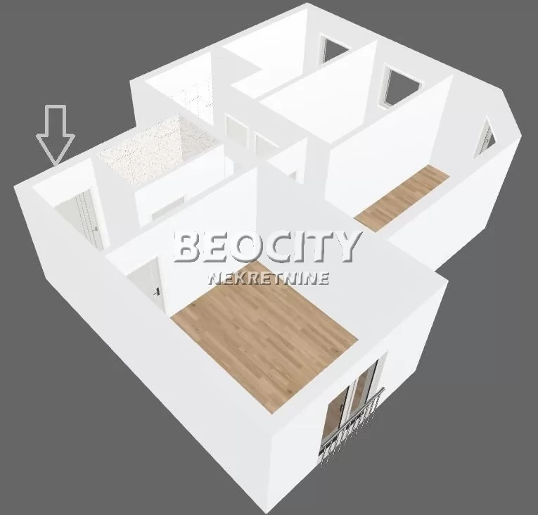 četvorosoban stan, 63 m2, Grocka, Kolubarska ID: 132140 2
