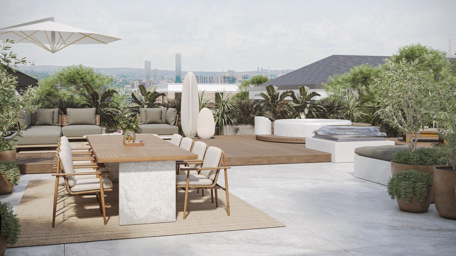 Prodaje se trosoban penthouse u Ozrenskoj ulici  73m2 4