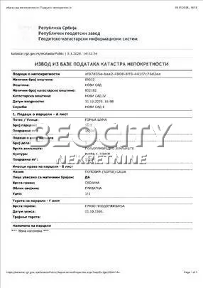 Plac, Klisa, Sentandrejski put ID: 132216 3
