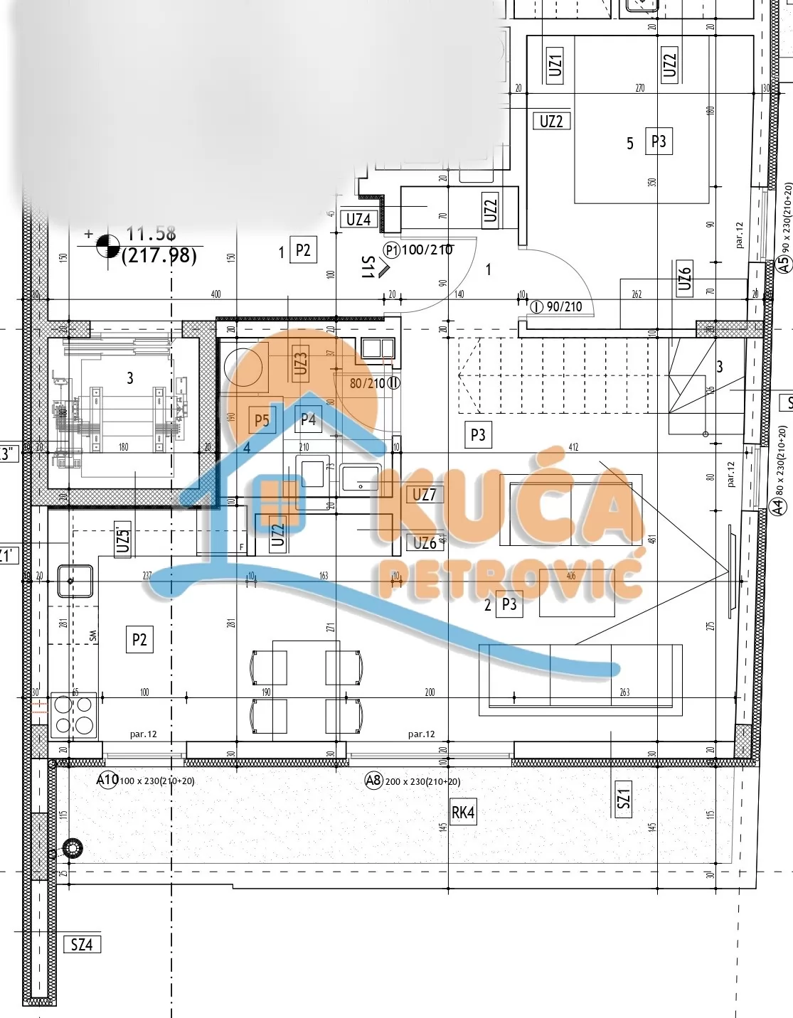 Dvosoban stan, 46.64 m2, Durlan, Somborska ID: p-016467 2