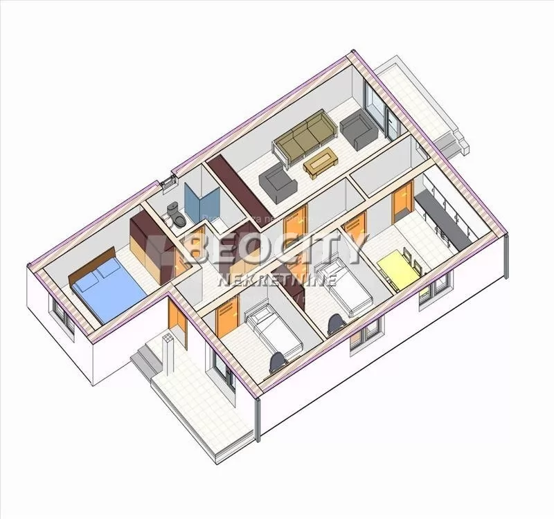 četvorosobna kuća, 104 m2, Grocka, Avalska ID: 103552 1