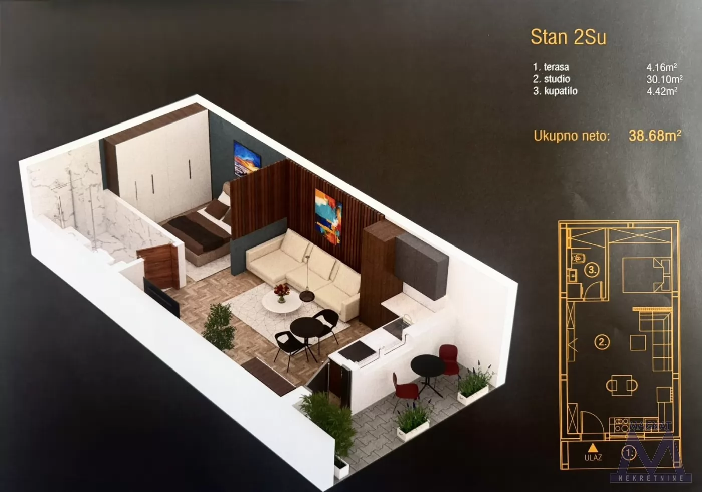 Stan,PETROVARADIN,ALIBEGOVAC,kv: 39, € 55000, ID: 1019365 1