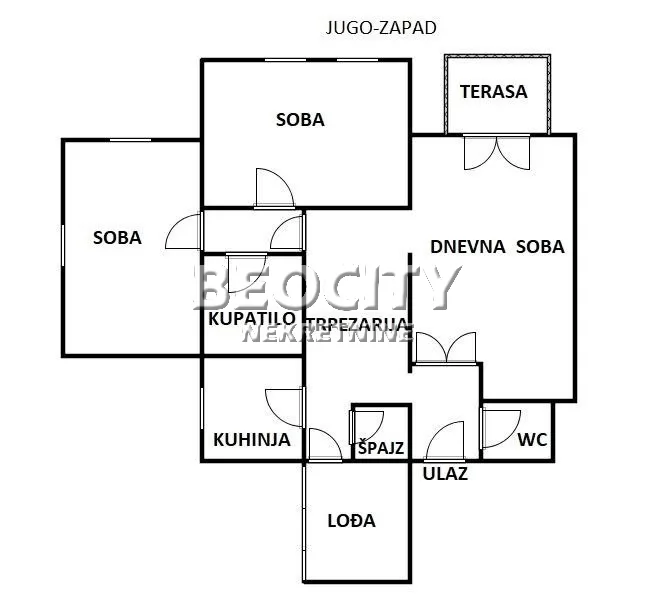 Trosoban stan, 79 m2, Centar, Marka Čelebonovića ID: 131989 18