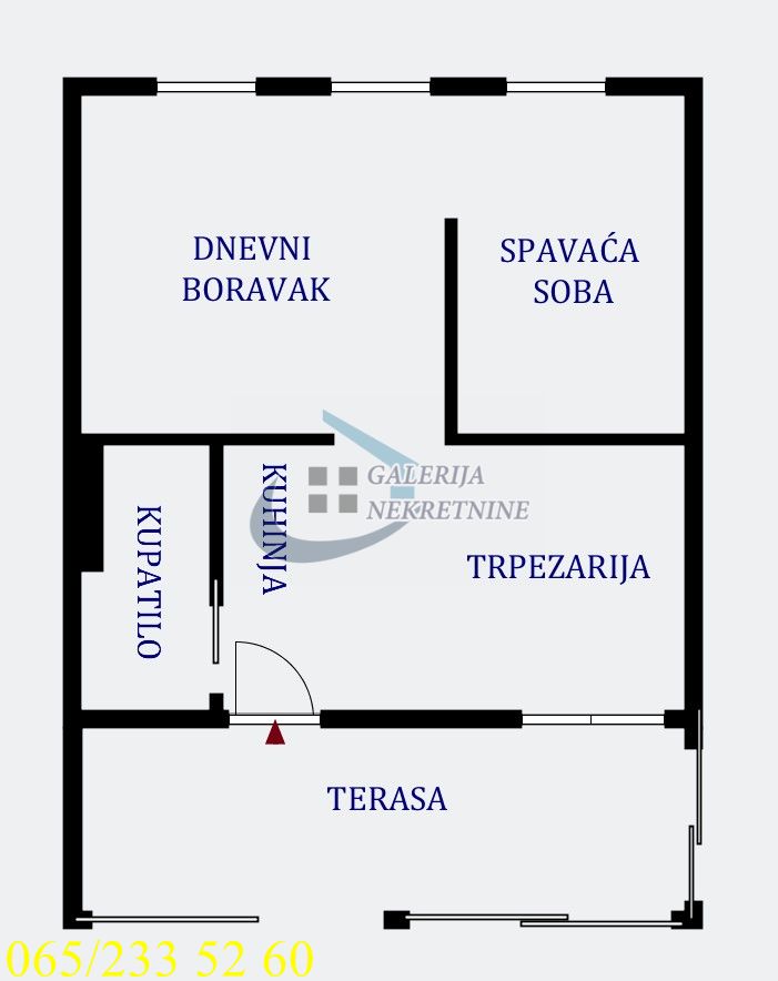 Zvezdara  Lion   Gvozdićeva 28m2   terasa 7m2 4