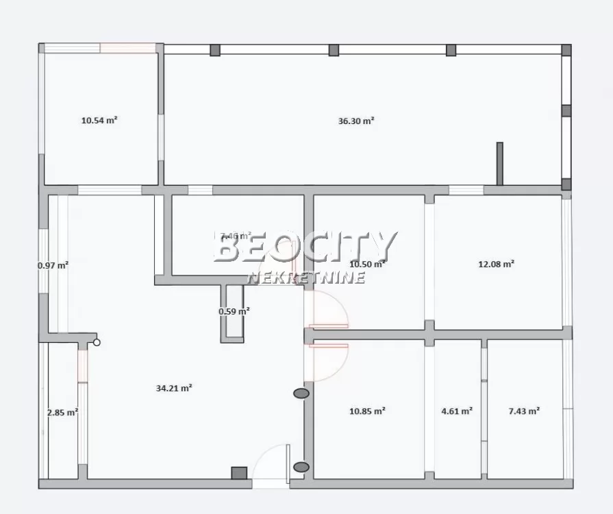 Trosoban stan, 146 m2, Centar, Vojvode Stepe ID: 132275 18