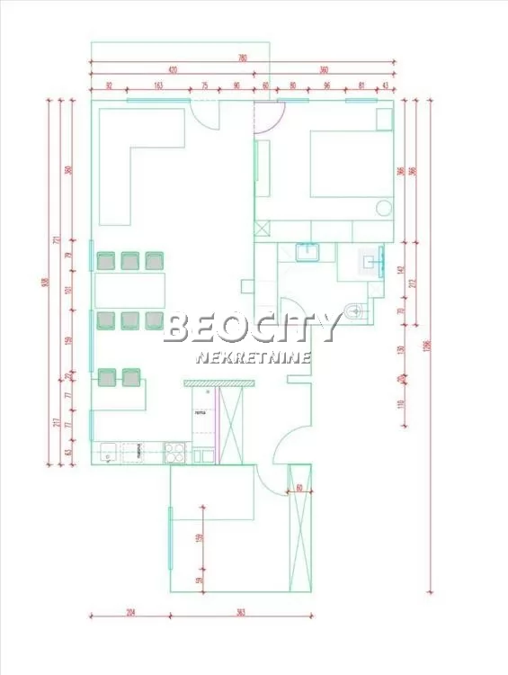 Trosoban stan, 87 m2, Centar, Zvečanska ID: 132281 20