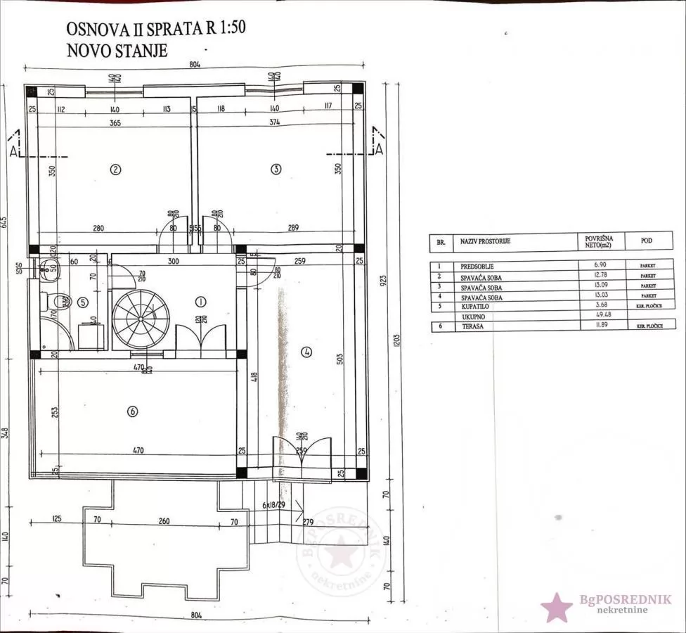 Voždovac, Medaković II, Rastka Petrovića, 119m2 (129m2) 23