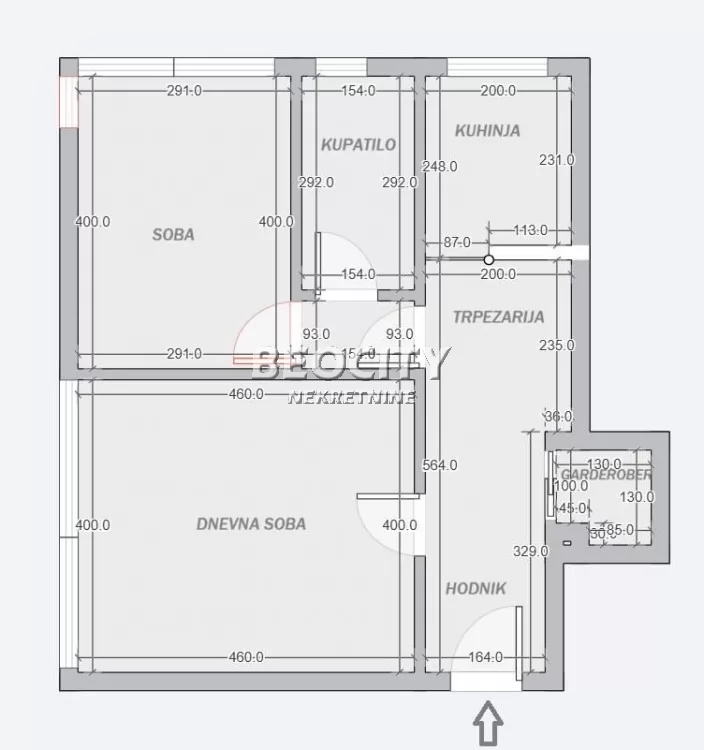 Dvosoban stan, 53 m2, Kalenić, Kursulina ID: 132482 17