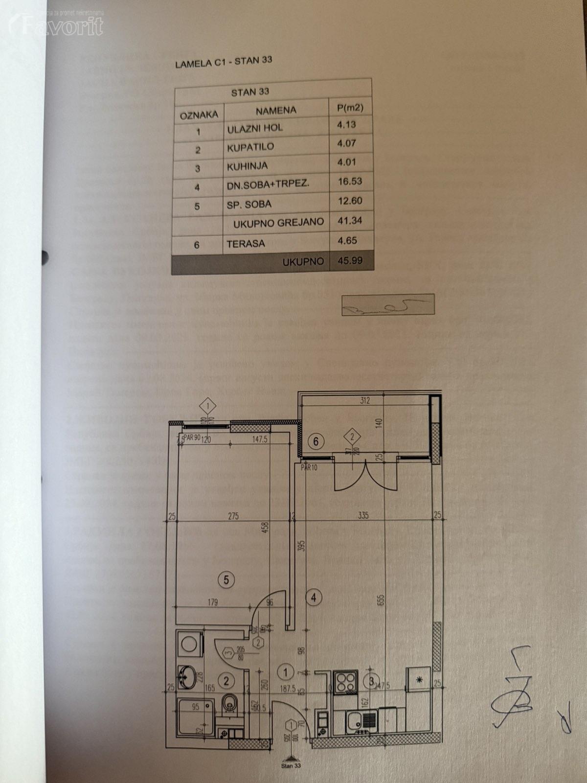 VISNJICKA BANJA, MIRKA MILOJKOVICA, 46m2 2