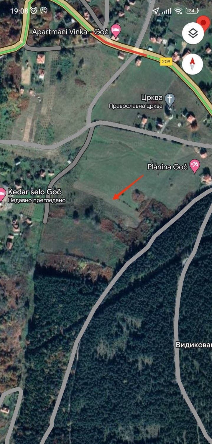 Prodajem plac na planini Goč 2