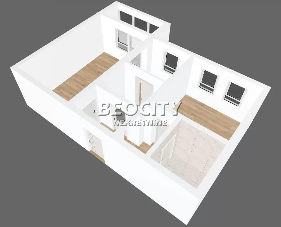 Dvosoban stan, 60 m2, Novi Beograd,  (Belvil)-Bulevar Crvene Armije ID: 109692 15