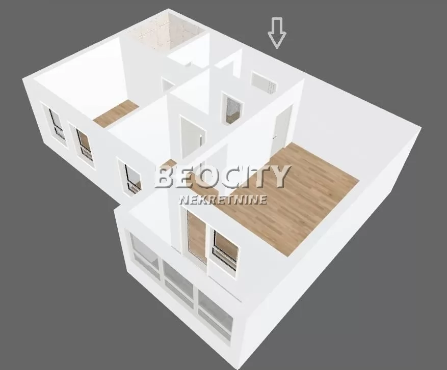 Dvosoban stan, 60 m2, Novi Beograd,  (Belvil)-Bulevar Crvene Armije ID: 109692 16
