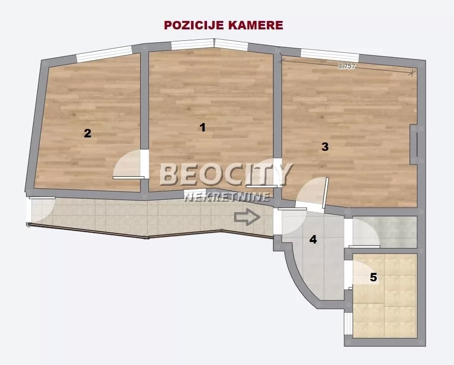 Trosoban stan, 47 m2, Centar, Svetozara Radića ID: 98624 9