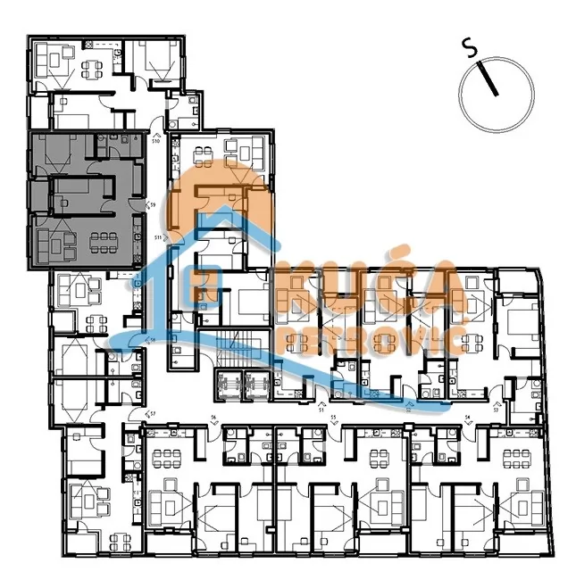 Trosoban stan, 57.5 m2, Dom zdravlja, Jovana Skerlića ID: p-016416 5