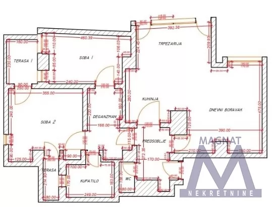 Stan,NOVI SAD,LIMAN 3,kv: 82, € 268000, ID: 1019375 22