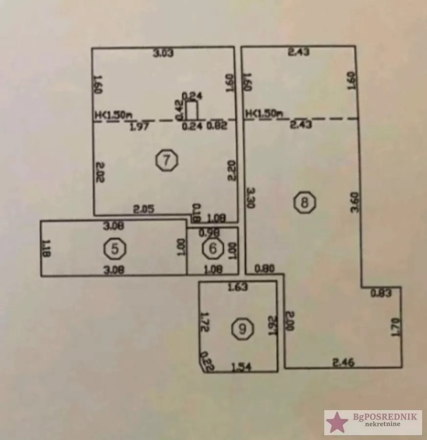 Palilula, Krnjača, Igora Vasiljeva, 65m2 10