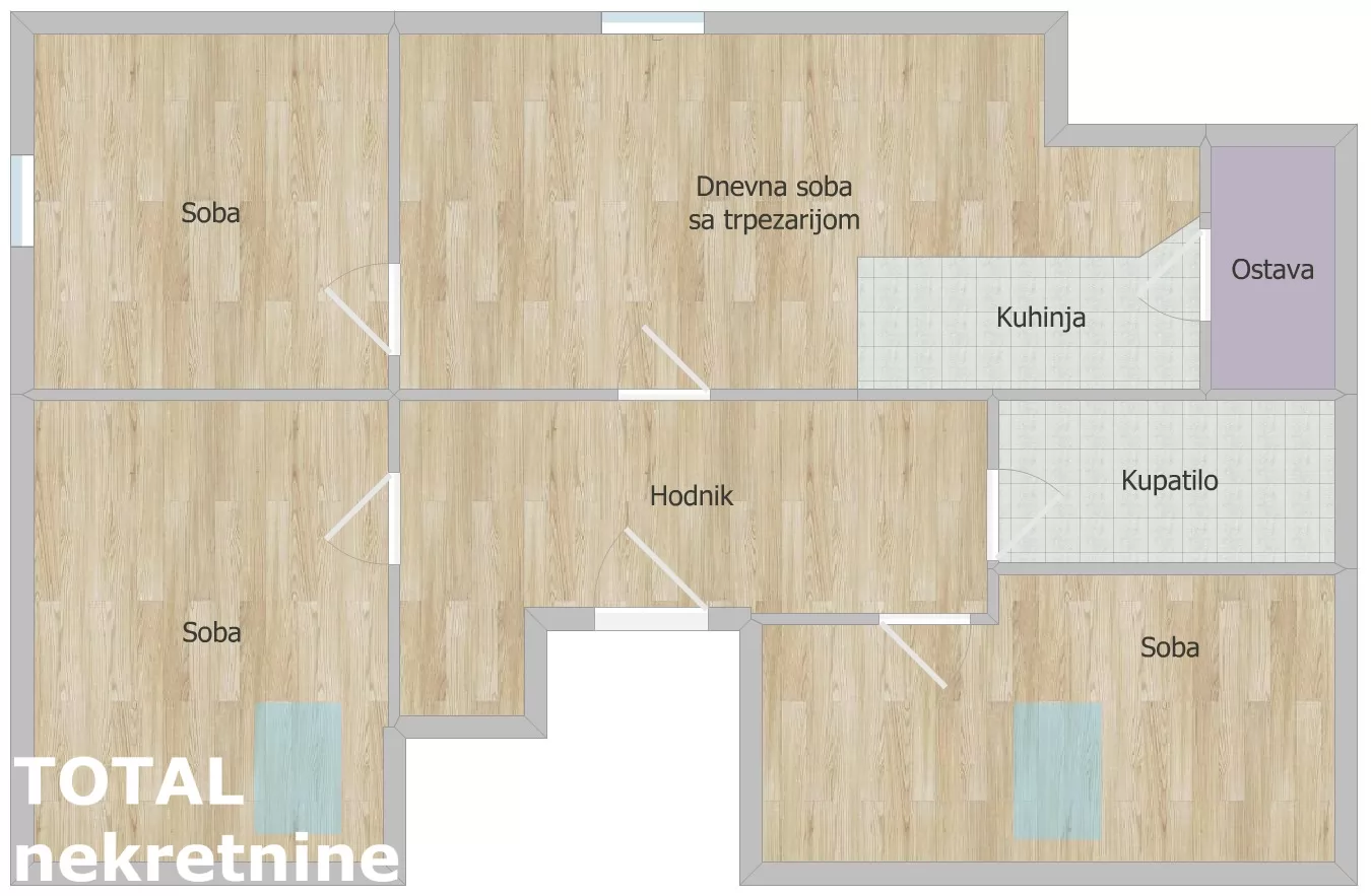 Stan,NOVI SAD,SALAJKA,kv: 81.00, € 115000, ID: 1102692 1