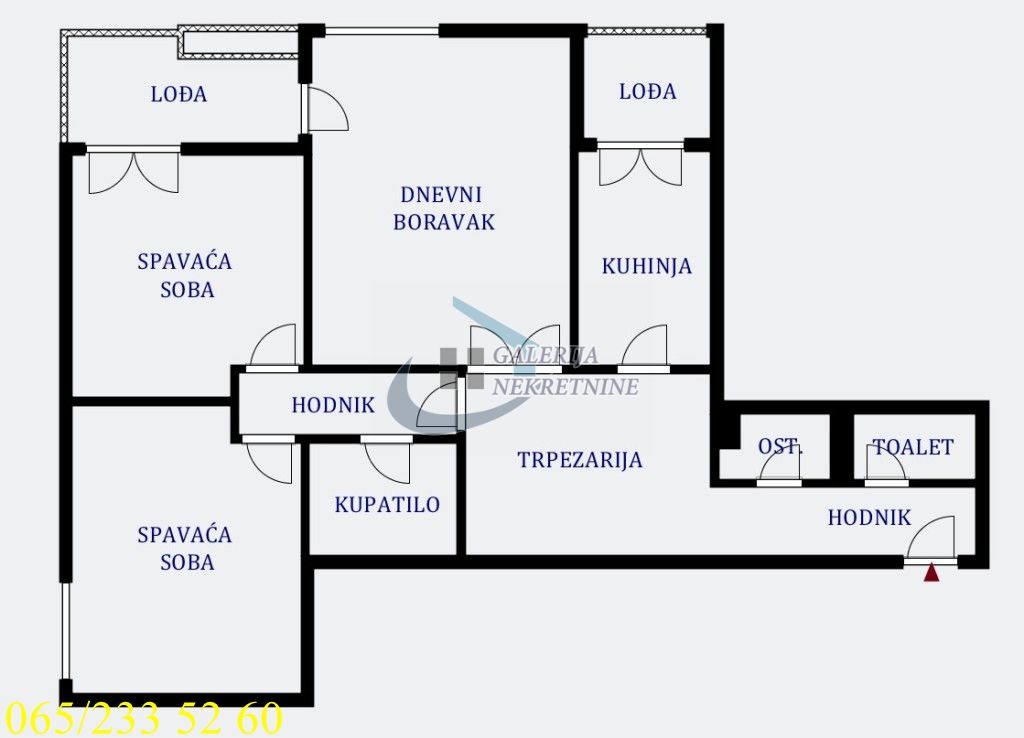 Palilula  Botanička bašta   Bulevar despota Stefana 87m2 4