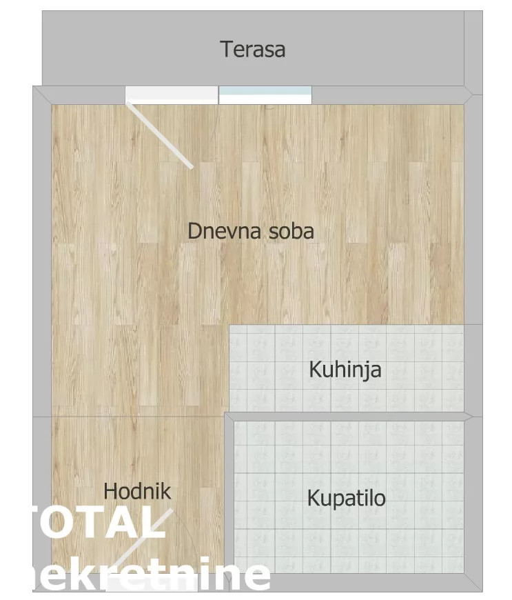Stan,NOVI SAD,BULEVAR,kv: 23.00, € 93000, ID: 1102683 10