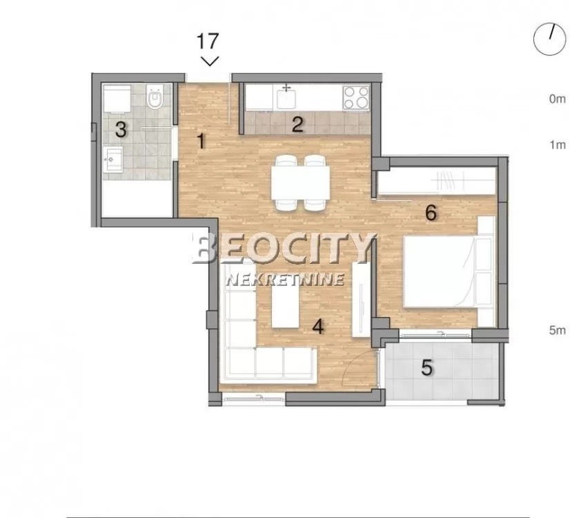 Dvosoban stan, 42 m2, Telep ID: 132770 1