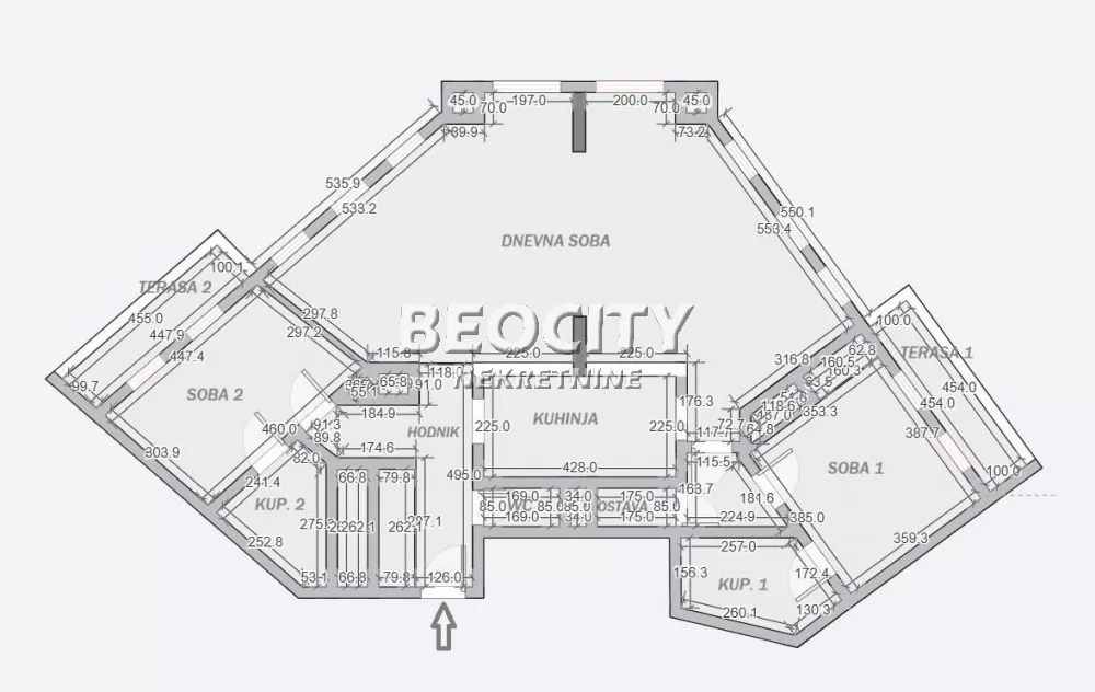 Trosoban stan, 120 m2, Palilula, Dr Dragoslava Popovića ID: 132784 18