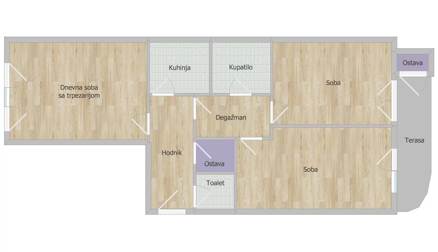 Stan,NOVI SAD,CENTAR,kv: 78.00, € 250000, ID: 1101838 19