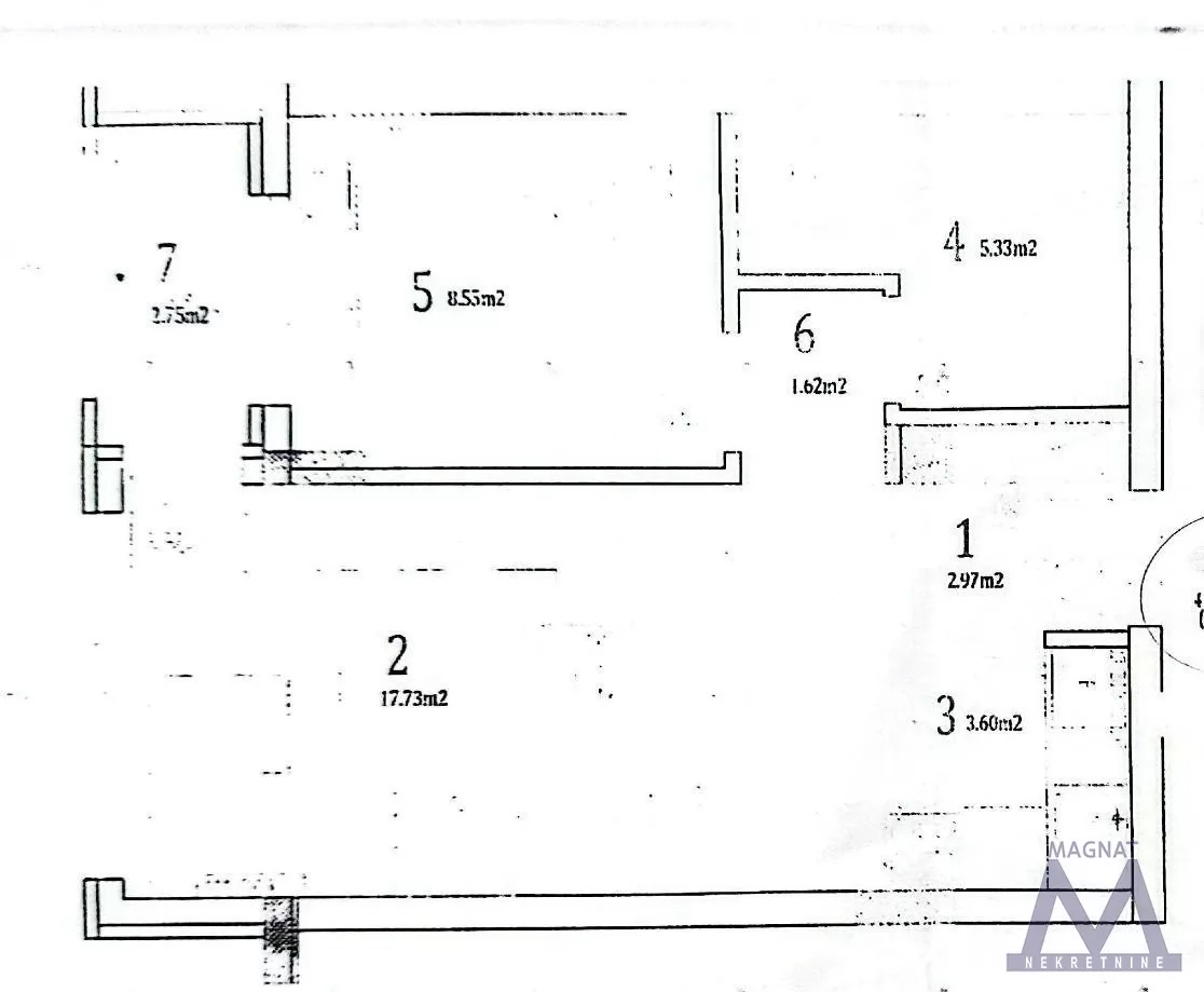 Stan,NOVI SAD,ŽELEZNIČKA STANICA,kv: 41, € 120000, ID: 1019381 6