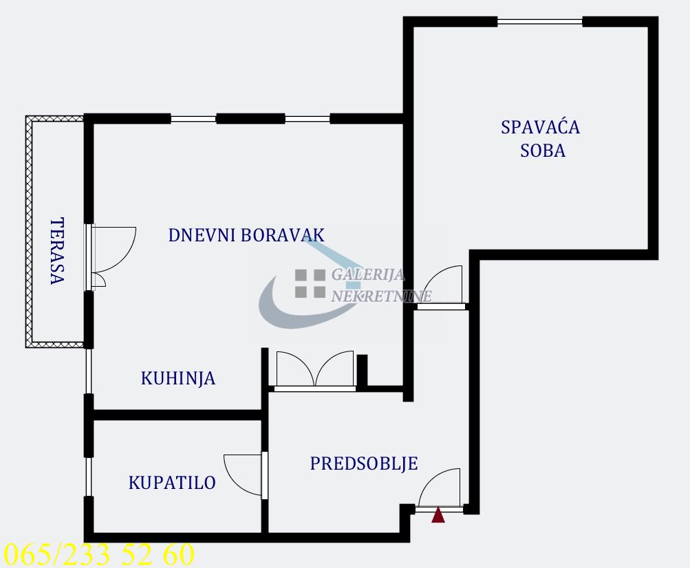 Rakovica  Labudovo brdo   Serdar janka Vukotića 55m2 4