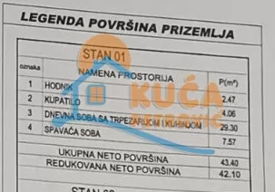 Jednosoban stan, 42.1 m2, Palilula, Pasjačka ID: p-016677 5