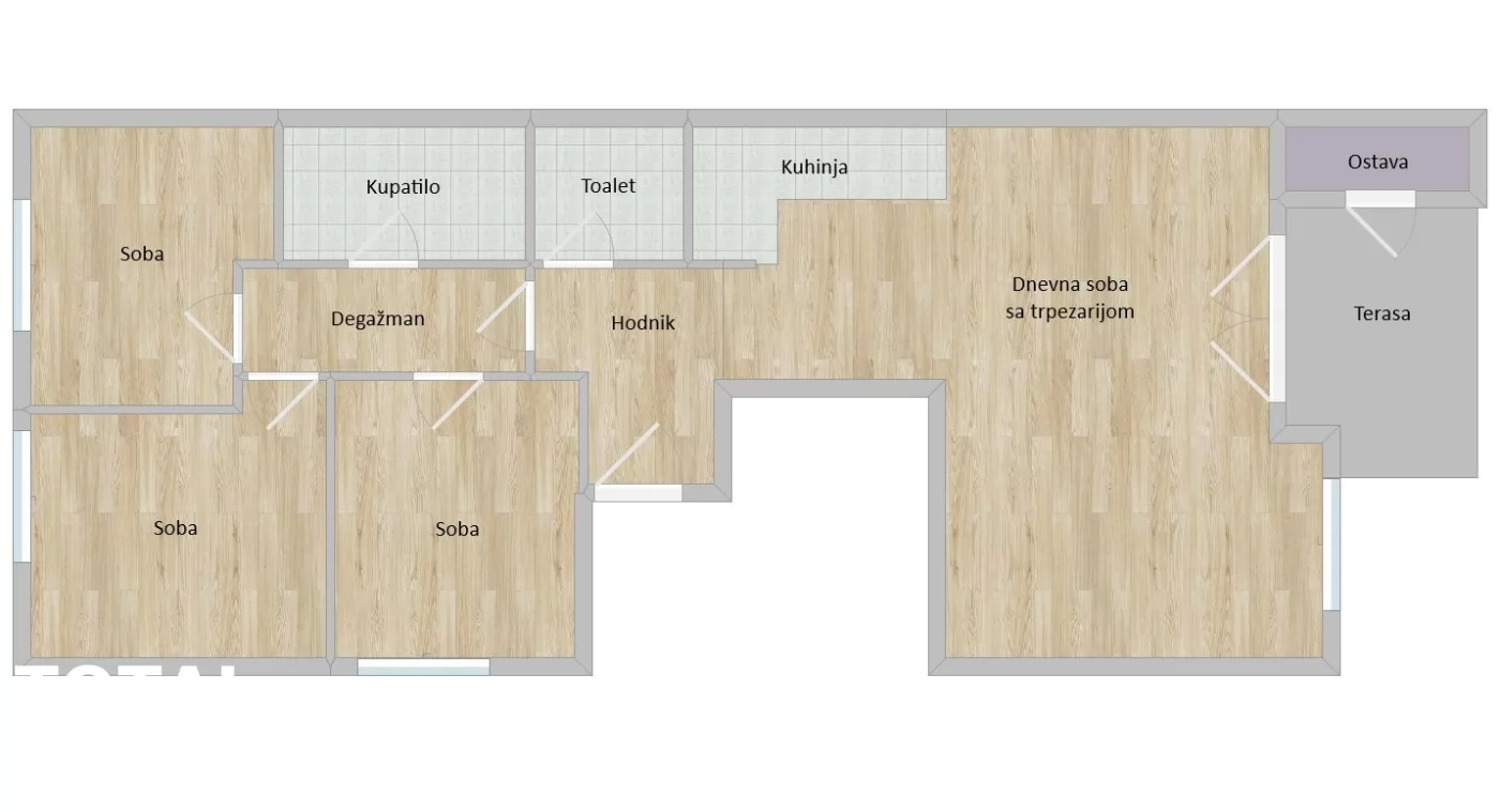 Stan,NOVI SAD,TELEP,kv: 79.00, € 196700, ID: 1102693 1