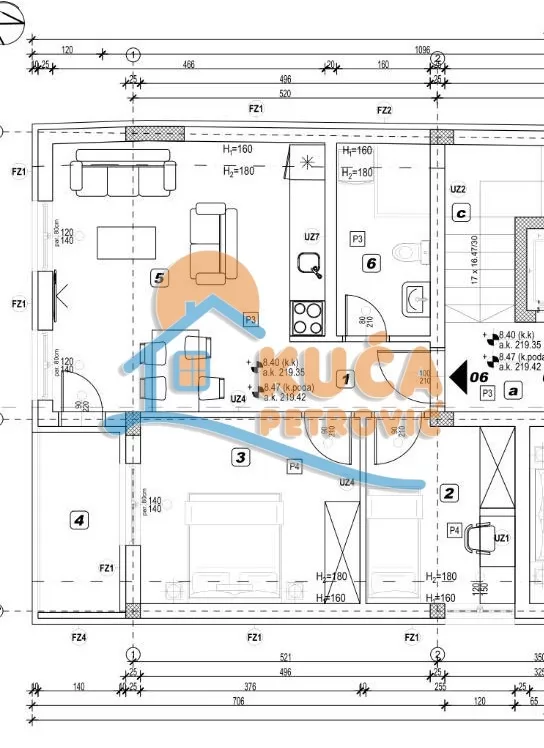 Dvosoban stan, 51.25 m2, Trošarina, Marina Držića ID: p-016644 4