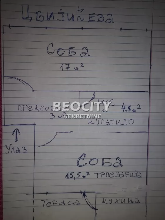 Dvosoban stan, 41 m2, Palilula, Cvijićeva ID: 133033 11