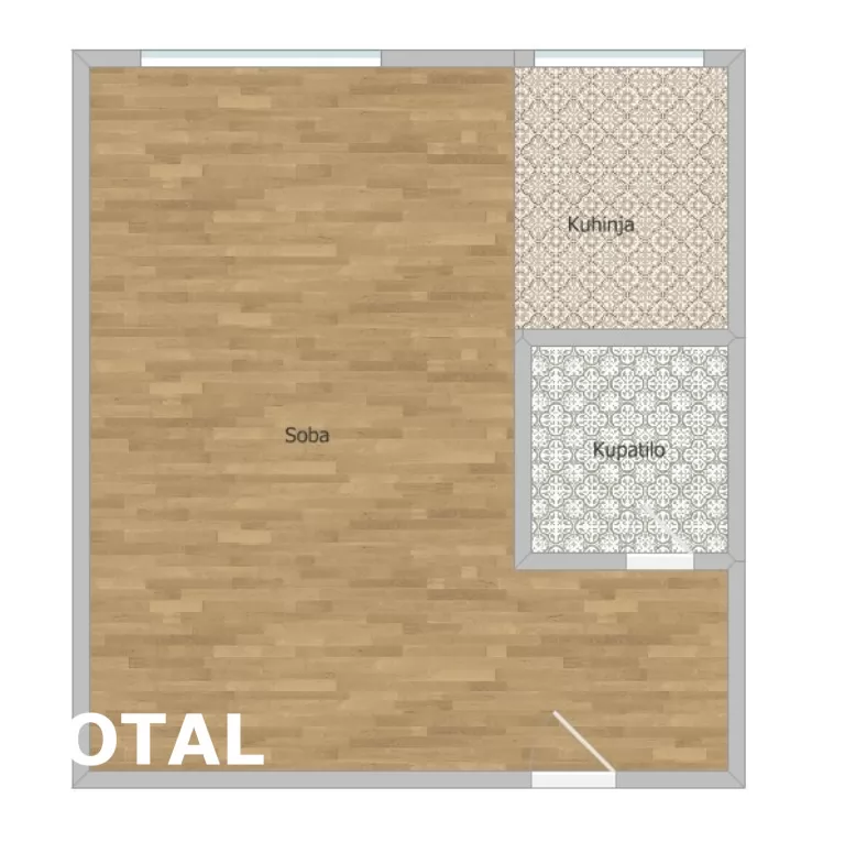 Stan,NOVI SAD,BULEVAR,kv: 25.00, € 72800, ID: 1102749 8