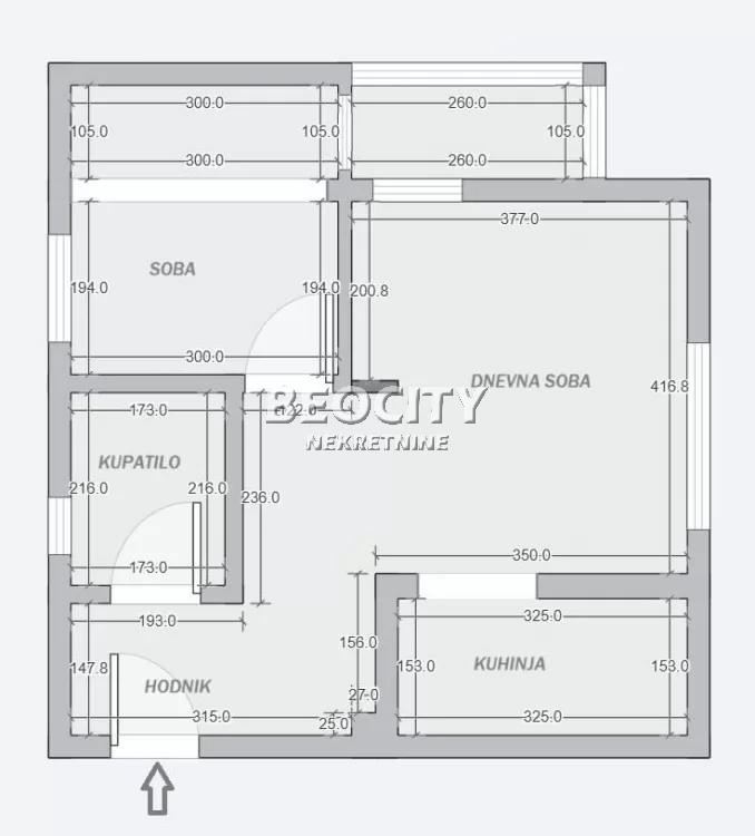 Dvosoban stan, 45 m2, Mirijevo, Davorina Jenka ID: 132985 17