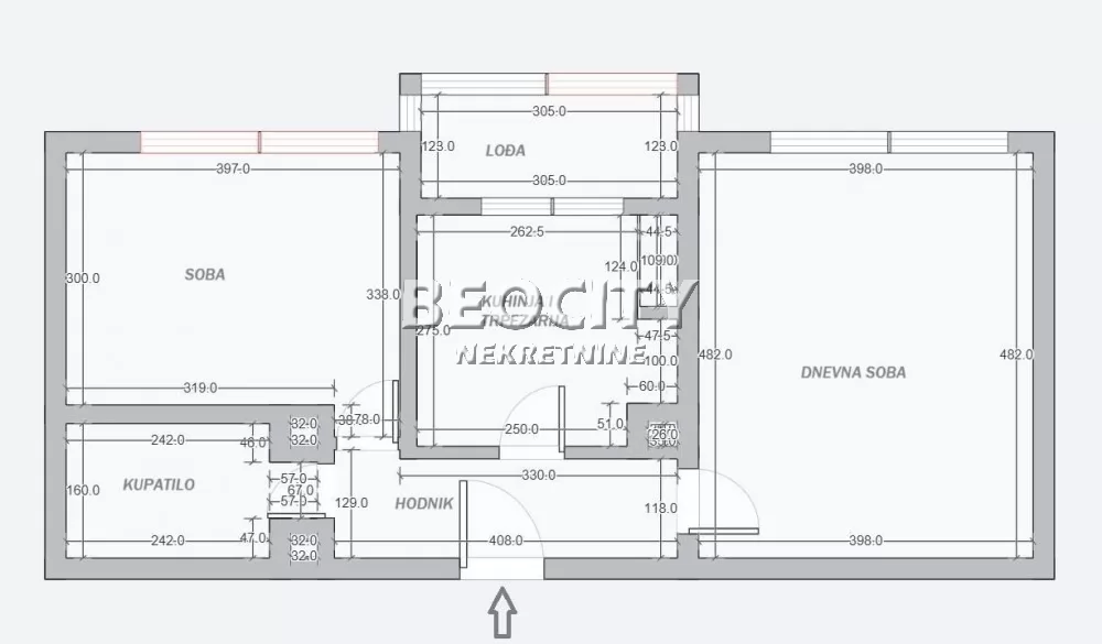 Dvosoban stan, 53 m2, Palilula, Dragoslava Srejovića ID: 133031 12