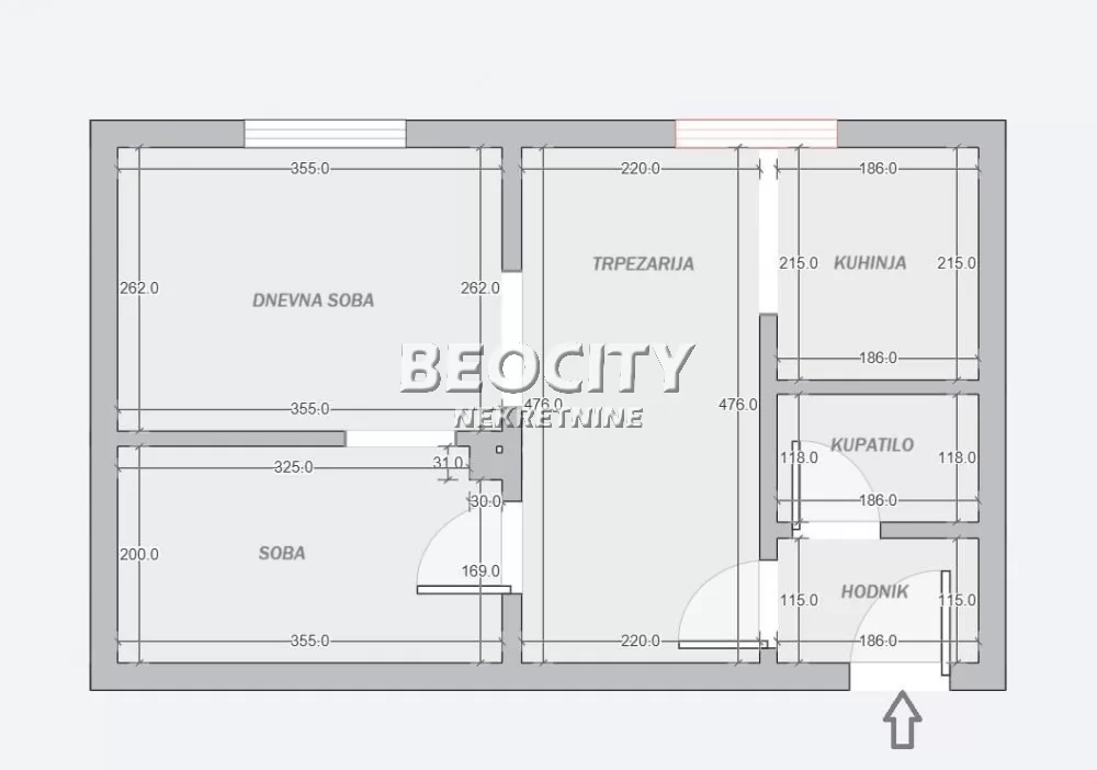 Dvosoban stan, 36 m2, Braće Jerković, Zaplanjska ID: 131908 17