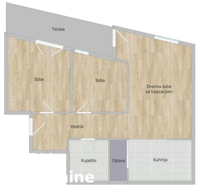 Stan,NOVI SAD,BULEVAR,kv: 70.00, € 200000, ID: 1102778 15