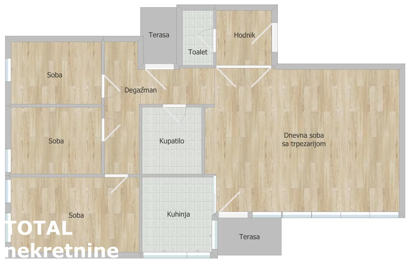 Stan,NOVI SAD,BULEVAR,kv: 84.00, € 220000, ID: 1102703 20