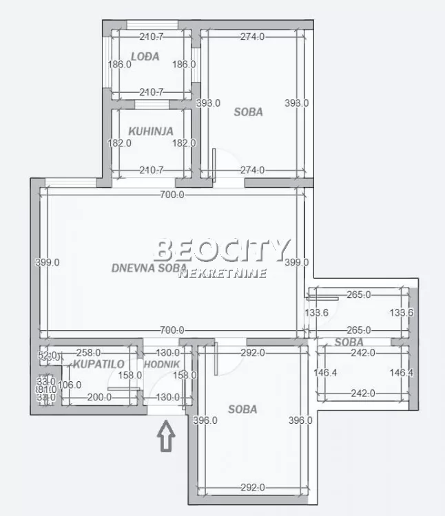 četvorosoban stan, 75 m2, Gaj, Cara Lazara ID: 133308 18