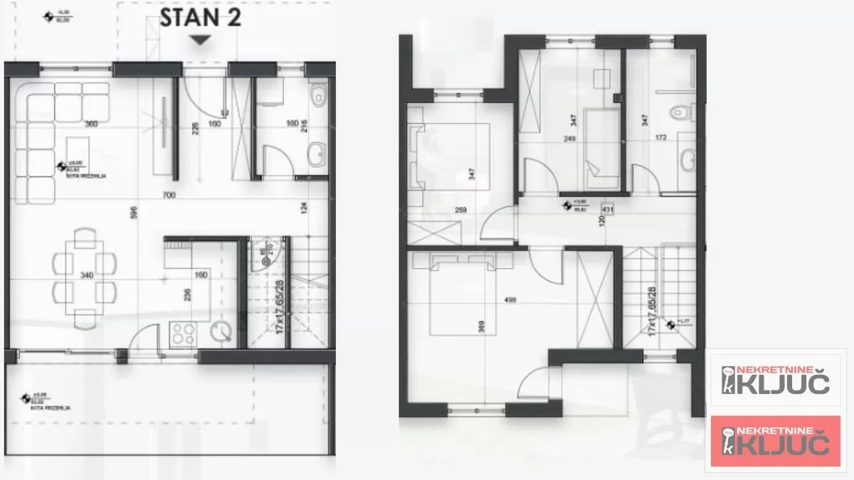 SAJLOVO, 87m2, Četvorosoban-dvoetažni sa pdv, parking, dvorište 1