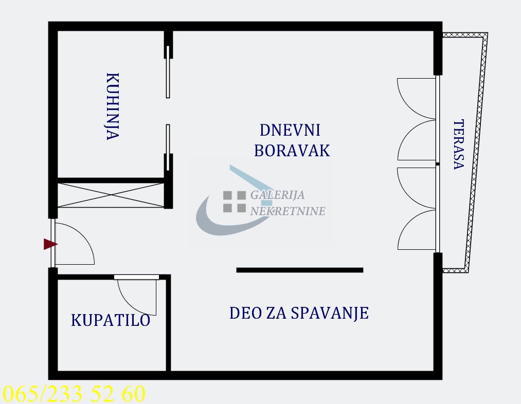 Vračar  Hram Sv  Save   Brane Crnčevića 37m2 4
