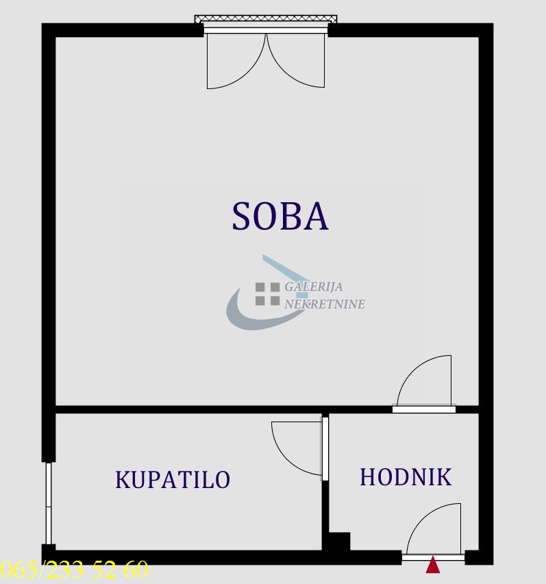 Voždovac  Autokomanda   Bulevar oslobođenja 33m2 4