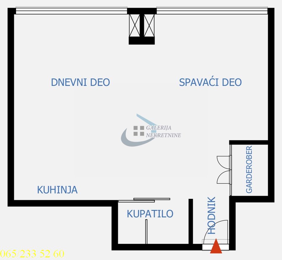 Stari Grad  Terazije   Kralja Milana 38m2 3