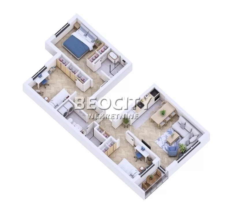 četvorosoban stan, 77 m2, Veternička Rampa ID: 133456 1