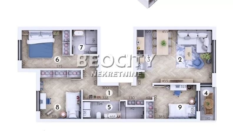 četvorosoban stan, 77 m2, Veternička Rampa ID: 133456 2