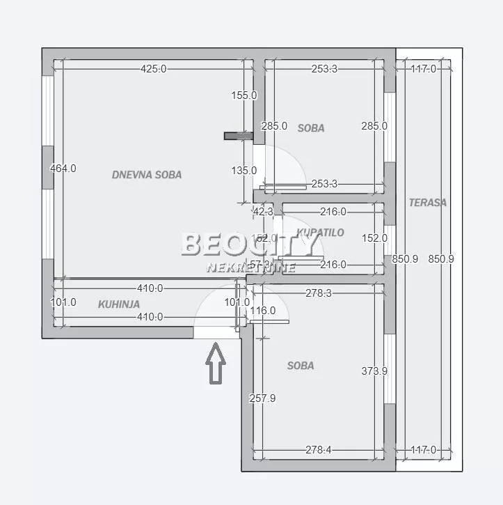 Dvosoban stan, 111 m2, Cvetanova Ćuprija ID: 133364 18