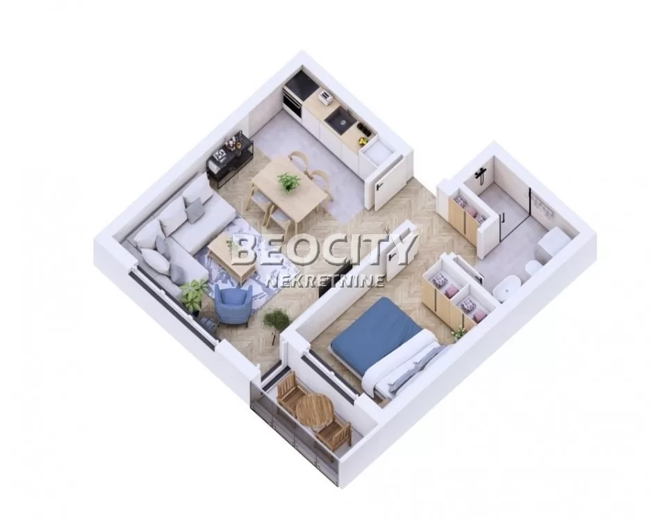 Dvosoban stan, 41 m2, Veternička Rampa ID: 133457 1